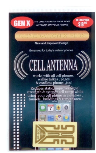 10 Cell Phone Signal Reception Antenna Boosters, NEW Generation X Plus, Sealed.