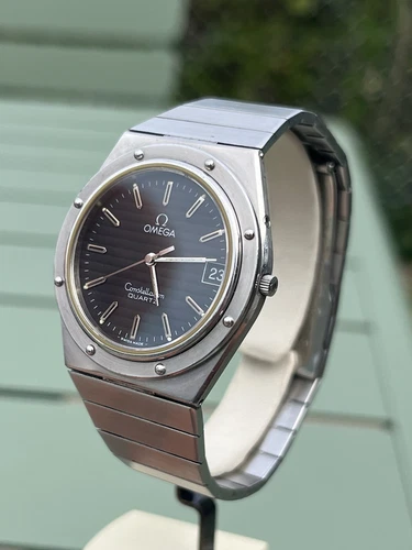 Omega Constellation Marine "Porthole" Quartz Ultra Thin Genta No Iwc Ingenieur