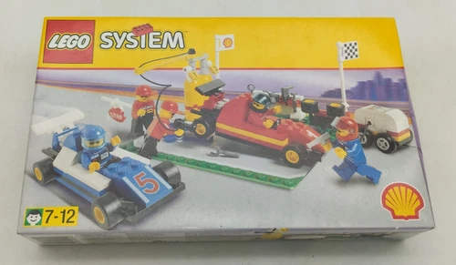 LEGO 2554 Formula 1 Pit Stop MISB New Sealed Classic Town Vintage Car Shell