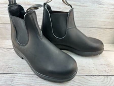 Blundstone 510 Ankle Chelsea Boots Unisex M5.5 W7.5 Black Leather Elastic Sided