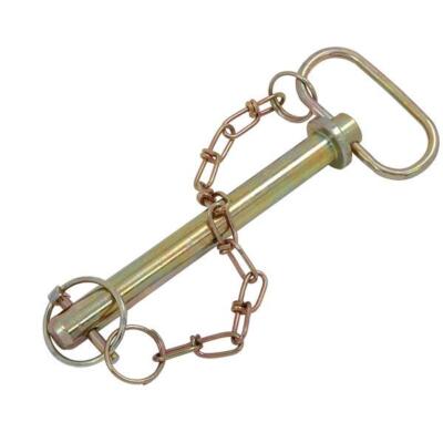 AHK Stift 7/8''- Landwirtschaft Anhänger Deichsel Stift mit Kette (22mm) Schwerlast