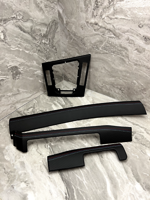BMW E46 SEDAN TOURING Interior trim Set CARBON LEATHER M STITCHES