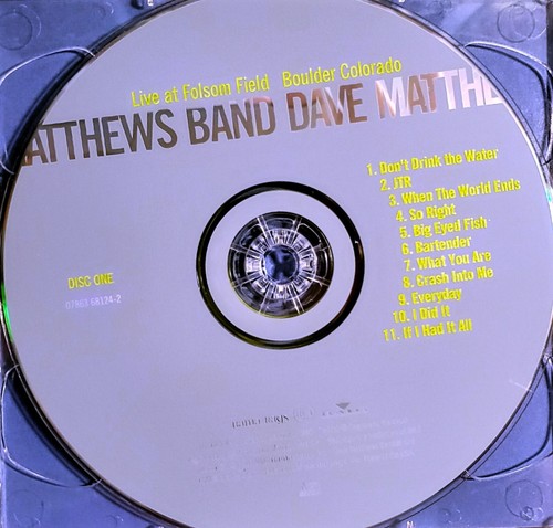 Dave Matthews Band-Live at Folsom Field Boulder Colorado CD, 2002 RCA MINT! - Picture 3 of 4