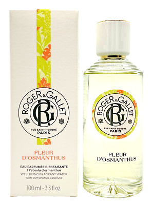 Fleur D'Osmanthus by Roger & Gallet for Women 3.3oz Fresh Fragrant Water Spray