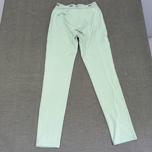 REI COOP Kids Unisex M (10-12) Lightweight Base Layer Pants Green Legging Warmth - Picture 3 of 9