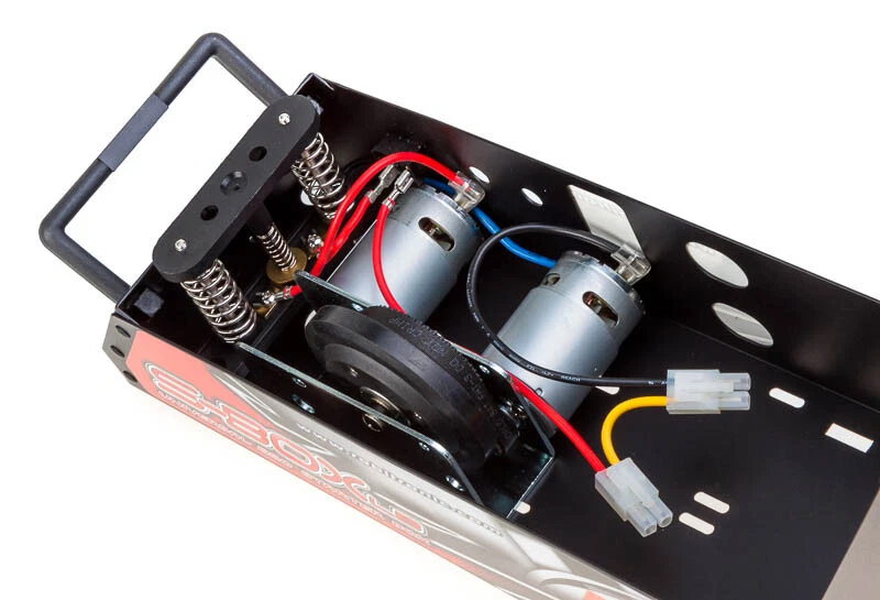 Robitronic Cassetta avviamento Auto Scoppio S-Box LB550 in metallo - Immagine 3 di 4