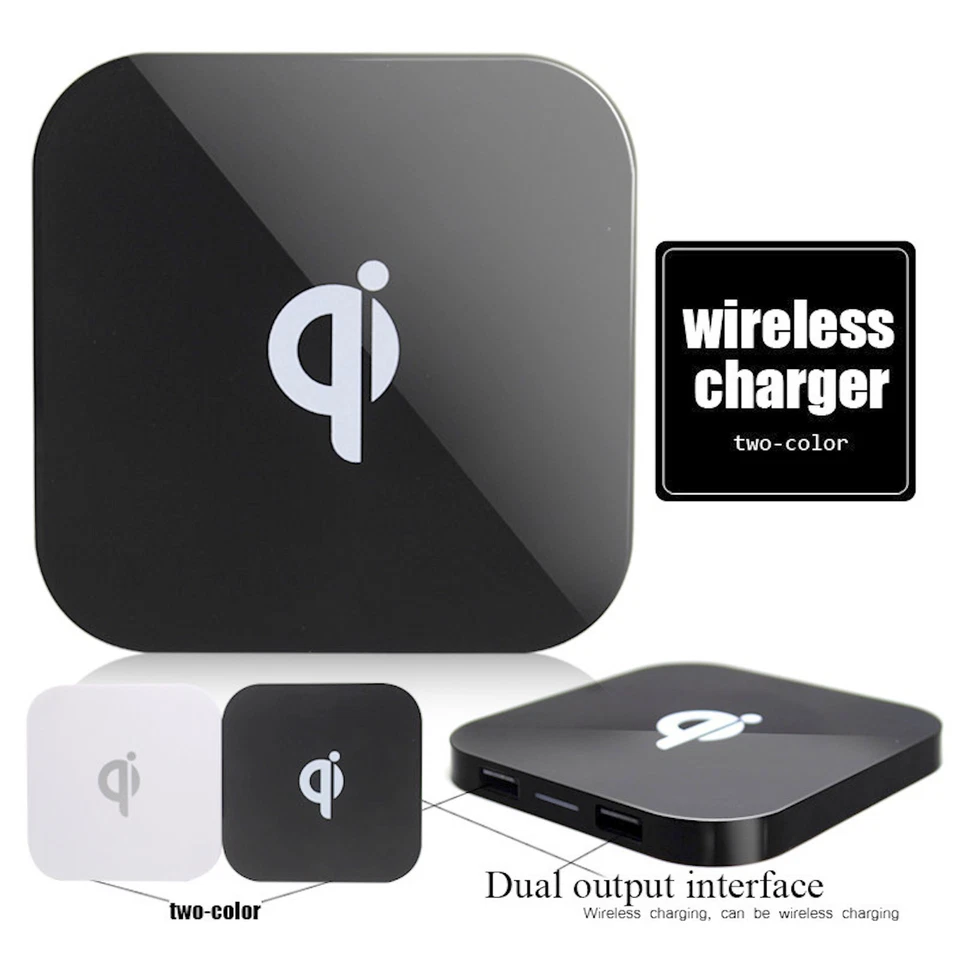 Qi Charger Pad Induktive Ladestation Wireless Kabellos Ladegerät für Samsung LG - Bild 1 von 4
