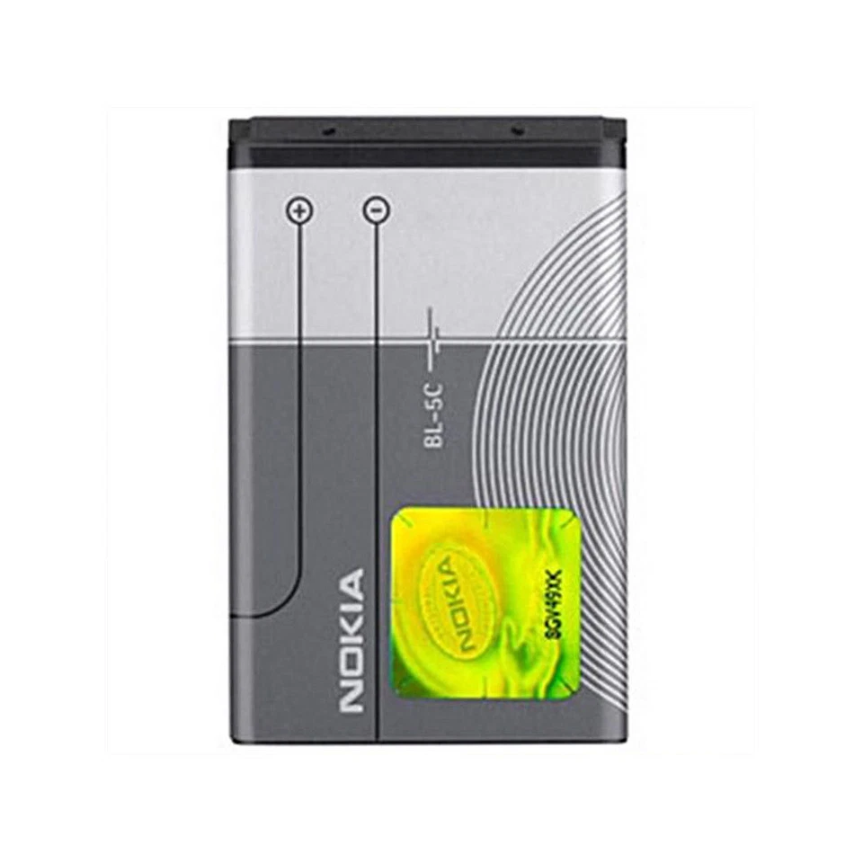 Genuine Nokia BL-5C BL5C 3Pin BATTERY 1020mAh UK Trusted CE APPROVED MFG 2023
