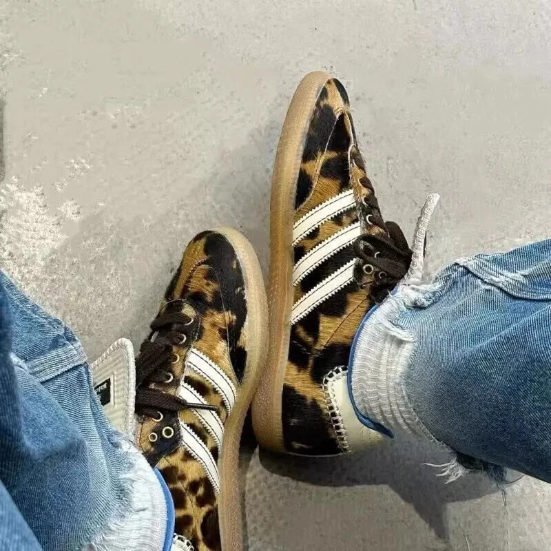 New adidas Samba Pony Wales Bonner Leopard - IE0578 - NEW WITH BOX. - Image 4 of 4