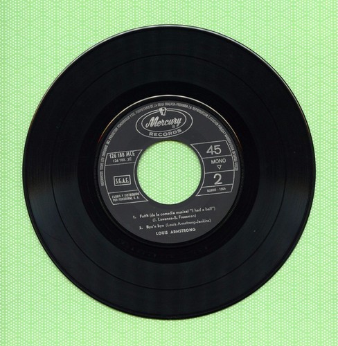 LOUIS ARMSTRONG / Hello Dolly / MERCURY 126 188 MCE Press Spain 1965 EP VG+ - Picture 5 of 5