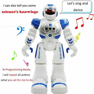 Ferngesteuerter Roboter für Kinder RC Roboter Spielzeug & Gestensteuerung Musik