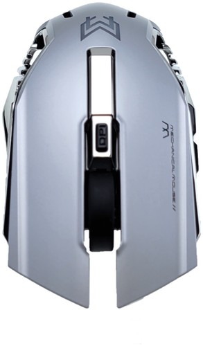 Gaming Mouse Mechanical GM88A Wired RGB Flowing Backlit light - Silver - Picture 4 of 4
