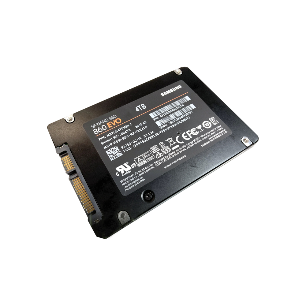 Samsung 860 EVO 4TB SATA 6GB/s 2.5 Samsung 860 EVO 4TB SATA 6GB/s 2.5