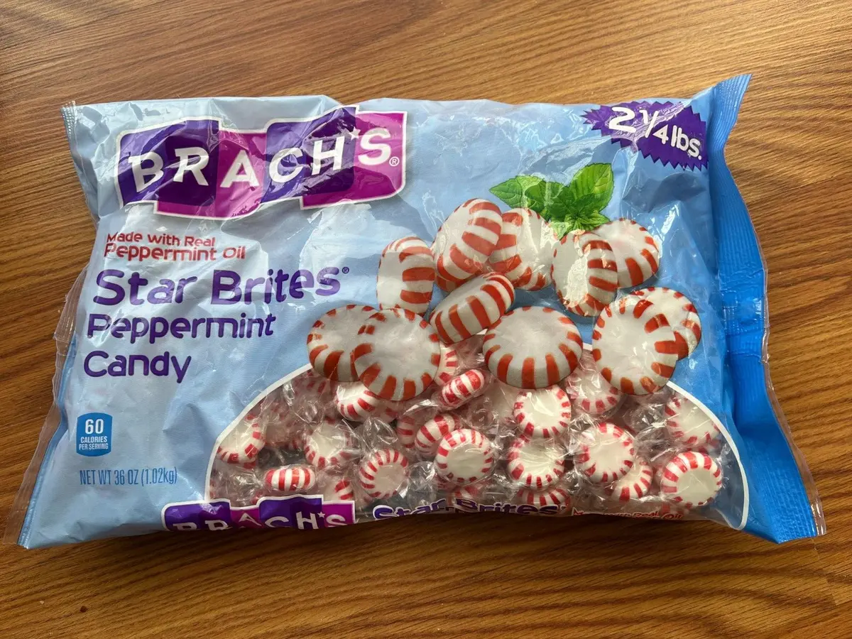 Brachs Star Brites Peppermint Candy 36 oz free shipping