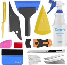 Window Tint Kit, 30pcs Easy-to-Use Window Tinting Tools Includes 24oz Spray