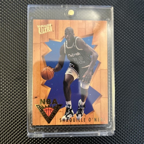 Shaquille O'Neal 1993-94 Fleer Ultra ALL ROOKIE Team Insert #5 Orlando Magic