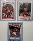 1989-1990  Fleer NBA Hoops Michael Jordan Bulls All-Star 3 Card Vintage Lot