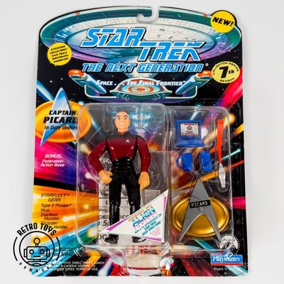 Captain Picard STAR TREK The Next Generation 1992 Playmates Figur NEU MOC
