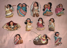 Lot Of 12 "Friends Of The Feather" Native Americans Figurines Enesco 1994