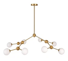 Sputnik Modern/Contemporary Sphere Chandelier, 8-Light, Large