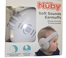 Nuby Soft Sounds Ear Muffs Block Harmful  Loud Sounds Hearing Protection