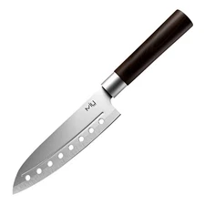 MIU 7 inch Santoku Knife Multipurpose Chef Knife with Plastic Handle