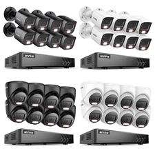 ANNKE 8CH 3K 5MP Lite DVR 1080P CCTV Security Camera System Outdoor AI Detection