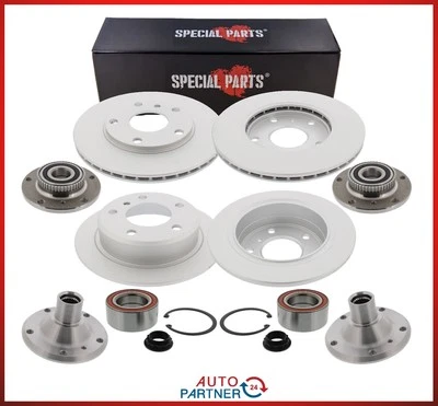 Lochkreisumbau für BMW E30 auf LK 5x120 VA HA Ø260 / 258mm Scheiben Radlager - Bild 1 von 4