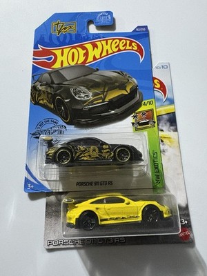 2020 Hot Wheels Porsche 911 GT3 RS  Tanner Fox Black HW Exotics/Factory 500 Lot