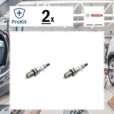 2x ORIGINAL® Bosch Zündkerze für Ford ESCORT Schrägheck Toyota COROLLA
