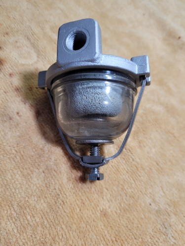 CARTER Fuel Filter C2146397 w/ Glass Bowl Indian Harley Rat Rod - Picture 3 of 6