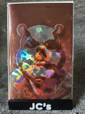 DO YOU POOH? POOHDEVIL JTC DAREDEVIL 14 HOMAGE FOIL AP2 SIGN MARAT MYCHAELS COA comic cover