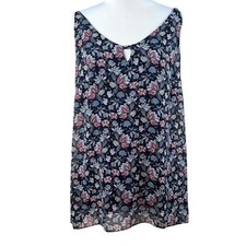 CAbi Women's Flirt Floral Cami Tank