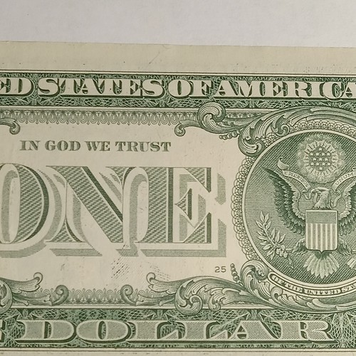 Fancy Serial Number $1 2017 One Dollar Binary Radar Note 1s & 3s - Picture 11 of 24