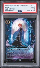 2026 DISNEY LORCANA EN 11-WINTERSPELL ENCHANTED ANNA - SOOTHING SISTER PSA 9