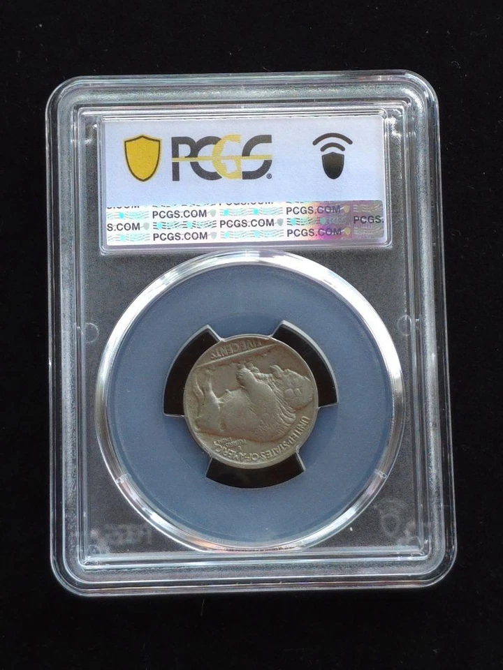 1919-D Buffalo Nickel PCGS Graded VF30 #49638439 - Image 2 of 4