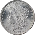 1878-P 7TF Rev 78 Morgan Silver Dollar NGC MS62 Blast White Strong Strike