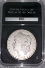 1902 P Morgan Silver Dollar PCS GENUINE Circulated
