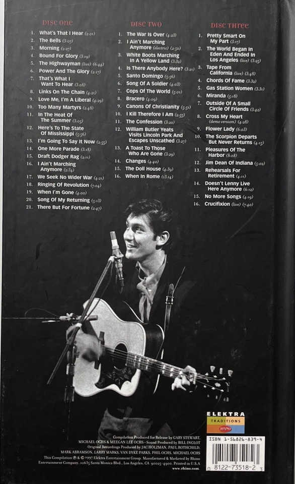 Phil Ochs „Farewells & Fantasies“ 3 CD Box in Buchform - Bild 2 von 2