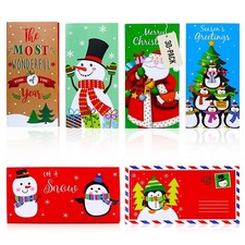 30-Pack Christmas Gift Card Money Holders