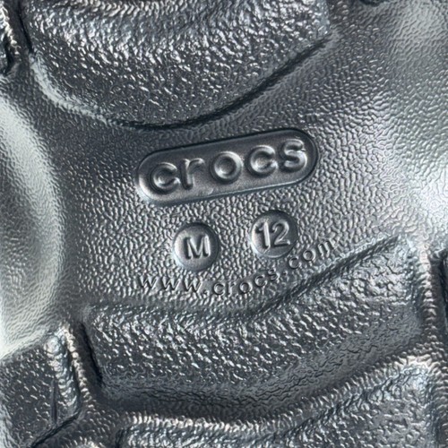 Crocs Mens 12 Offroad Sport Clog 202651 Black Classic Comfort Waterproof Sandals - Picture 9 of 9