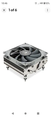 AXP90 X47 Low Profile ITX CPU Cooler 47mm Height TL-9015 Slim PWM Fan