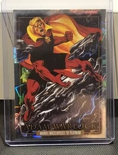 UD Marvel Masterpieces 92 Platinum HOLOFOIL ADAM WARLOCK/APOCALYPSE #9 ERROR