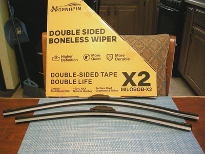 HGENHPIN 2 Pc (24'' & 20'') Boneless Wiper Blade Set HF0048 *NEW