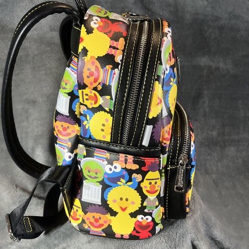 Sesame Street All Over Loungefly Backpack Seaworld Exclusive | FAST SHIPPING - Picture 3 of 6