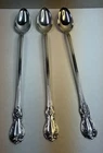 TOWLE STERLING SILVER OLD MASTER - 3 ICED TEA/BEVERAGE SPOONS - 7 7/8 Inch