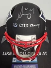 Sony Michel Signed Replica Full Size Helmet Inscribed Patriots Beckett COA