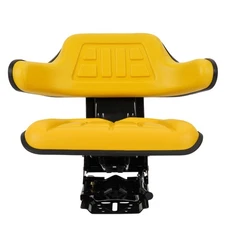 Yellow Suspension Tractor Seat For John Deere 2040 2530 2550 2555 2630 2020 2030