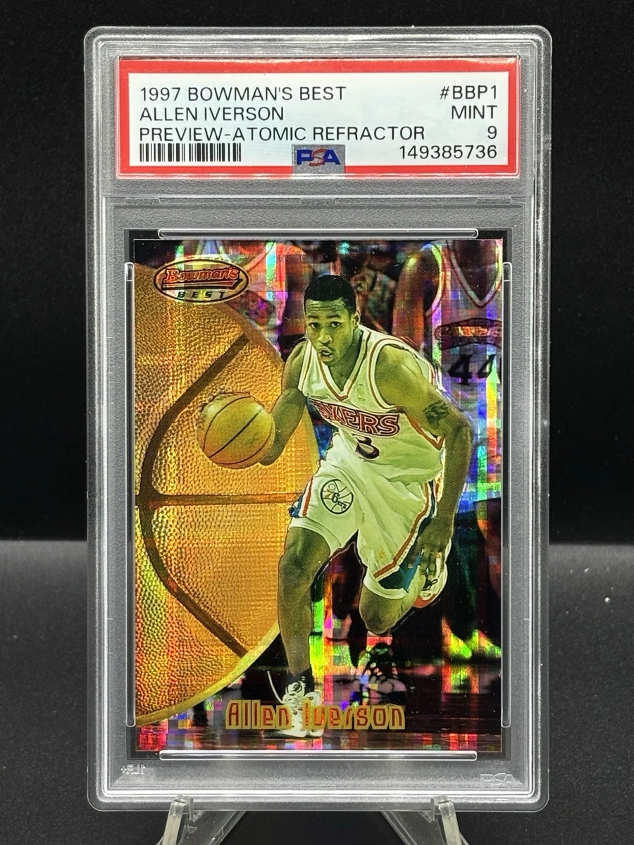 Bowman Allen Iverson Basketball Sports Trading Cards & Accessories