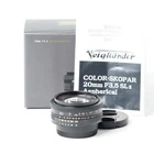 Voigtlander Color-Skopar 20mm f3.5 SL II Aspherical Lens Nikon F Mint US Stock
